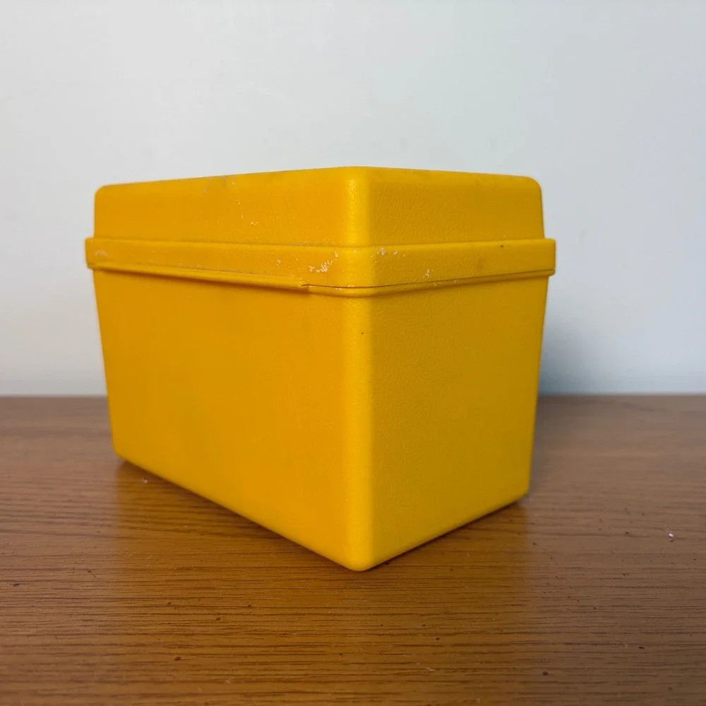 Vintage Land O Lakes Butter Cookie Kit Yellow Plastic Box Sterling Plastics 529